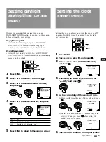 Preview for 29 page of Sony KP-41T35 - 41" Projection Tv Operating Instructions Manual