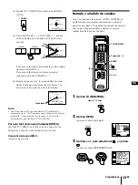 Preview for 57 page of Sony KP-41T35 - 41" Projection Tv Operating Instructions Manual