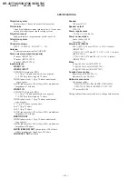 Preview for 2 page of Sony KP-43T70C - 43" Projection Tv Service Manual