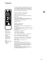 Preview for 19 page of Sony KP-46S3K Operating Instructions Manual