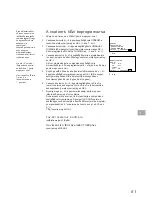 Preview for 61 page of Sony KP-46S3K Operating Instructions Manual