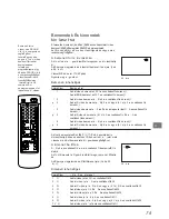 Preview for 75 page of Sony KP-46S3K Operating Instructions Manual