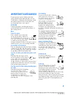 Preview for 4 page of Sony KP-46WT510 - 46" 16:9 Hi-scan Projection Television Operating Instructions Manual