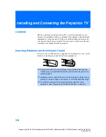 Preview for 13 page of Sony KP-46WT510 - 46" 16:9 Hi-scan Projection Television Operating Instructions Manual