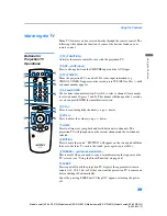 Preview for 42 page of Sony KP-46WT510 - 46" 16:9 Hi-scan Projection Television Operating Instructions Manual