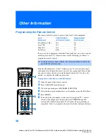 Preview for 73 page of Sony KP-46WT510 - 46" 16:9 Hi-scan Projection Television Operating Instructions Manual