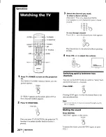 Preview for 26 page of Sony KP-48V75 - 48" Color Rear Video Projector Operating Instructions Manual