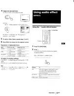 Preview for 33 page of Sony KP-48V75 - 48" Color Rear Video Projector Operating Instructions Manual