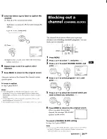 Preview for 39 page of Sony KP-48V75 - 48" Color Rear Video Projector Operating Instructions Manual