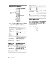 Preview for 44 page of Sony KP-48V75 - 48" Color Rear Video Projector Operating Instructions Manual