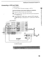 Preview for 19 page of Sony KP-53HS30 - 53" Hi-scan 1080i™ Projection Tv Operating Instructions Manual