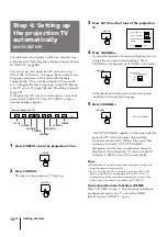 Preview for 14 page of Sony KP-53XBR4CT Operating Instructions Manual