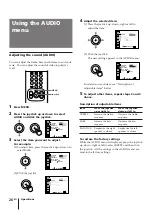 Preview for 26 page of Sony KP-53XBR4CT Operating Instructions Manual