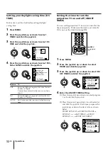 Preview for 32 page of Sony KP-53XBR4CT Operating Instructions Manual