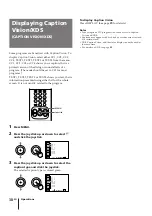 Preview for 38 page of Sony KP-53XBR4CT Operating Instructions Manual