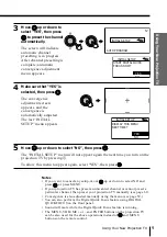 Preview for 9 page of Sony KP-FS57 Operating Instructions Manual