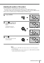 Preview for 23 page of Sony KP-FS57 Operating Instructions Manual