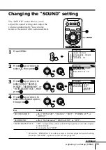 Preview for 51 page of Sony KP-FS57 Operating Instructions Manual