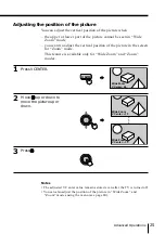 Preview for 25 page of Sony kp-fw46 Operating Instructions Manual