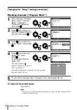 Preview for 92 page of Sony kp-fw46 Operating Instructions Manual