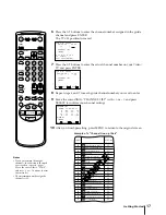 Preview for 17 page of Sony KV-13VM40 User (English, Espa& Operating Instructions Manual