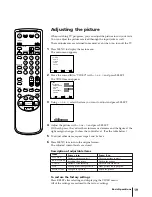 Preview for 19 page of Sony KV-13VM40 User (English, Espa& Operating Instructions Manual