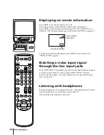 Preview for 24 page of Sony KV-13VM40 User (English, Espa& Operating Instructions Manual