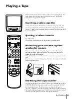 Preview for 25 page of Sony KV-13VM40 User (English, Espa& Operating Instructions Manual