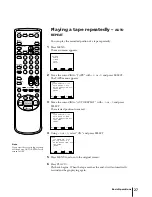 Preview for 27 page of Sony KV-13VM40 User (English, Espa& Operating Instructions Manual