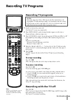 Preview for 29 page of Sony KV-13VM40 User (English, Espa& Operating Instructions Manual