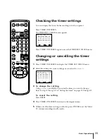 Preview for 33 page of Sony KV-13VM40 User (English, Espa& Operating Instructions Manual