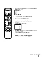 Preview for 43 page of Sony KV-13VM40 User (English, Espa& Operating Instructions Manual