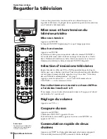 Preview for 70 page of Sony KV-13VM40 User (English, Espa& Operating Instructions Manual