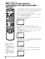 Preview for 88 page of Sony KV-13VM40 User (English, Espa& Operating Instructions Manual