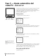 Preview for 110 page of Sony KV-13VM40 User (English, Espa& Operating Instructions Manual