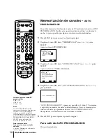 Preview for 114 page of Sony KV-13VM40 User (English, Espa& Operating Instructions Manual