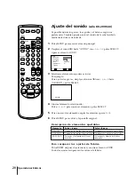 Preview for 124 page of Sony KV-13VM40 User (English, Espa& Operating Instructions Manual