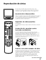 Preview for 129 page of Sony KV-13VM40 User (English, Espa& Operating Instructions Manual