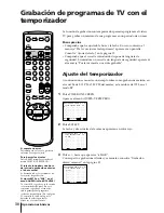 Preview for 134 page of Sony KV-13VM40 User (English, Espa& Operating Instructions Manual