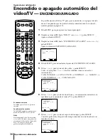 Preview for 140 page of Sony KV-13VM40 User (English, Espa& Operating Instructions Manual