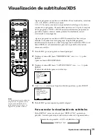 Preview for 143 page of Sony KV-13VM40 User (English, Espa& Operating Instructions Manual