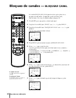 Preview for 144 page of Sony KV-13VM40 User (English, Espa& Operating Instructions Manual