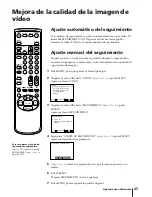 Preview for 149 page of Sony KV-13VM40 User (English, Espa& Operating Instructions Manual