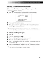 Preview for 24 page of Sony KV-24FV12 - 24" Trinitron Color Flat Tv Operating Instructions Manual