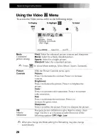 Preview for 29 page of Sony KV-24FV12 - 24" Trinitron Color Flat Tv Operating Instructions Manual