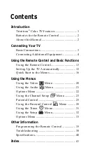 Preview for 11 page of Sony KV-24FV12 - 24" Trinitron Color Flat Tv Operating Manual