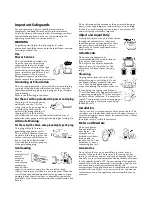 Preview for 3 page of Sony KV-24FV300 Operating Instructions Manual