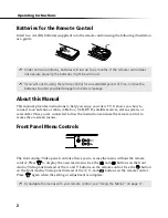 Preview for 8 page of Sony KV-24FV300 Operating Instructions Manual