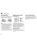 Preview for 16 page of Sony KV-27S26 - 27" Trinitron Color Television Operating Instructions Manual