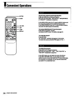 Preview for 26 page of Sony KV-27XBR55 - 27" Ctv Xbr Operating Instructions Manual